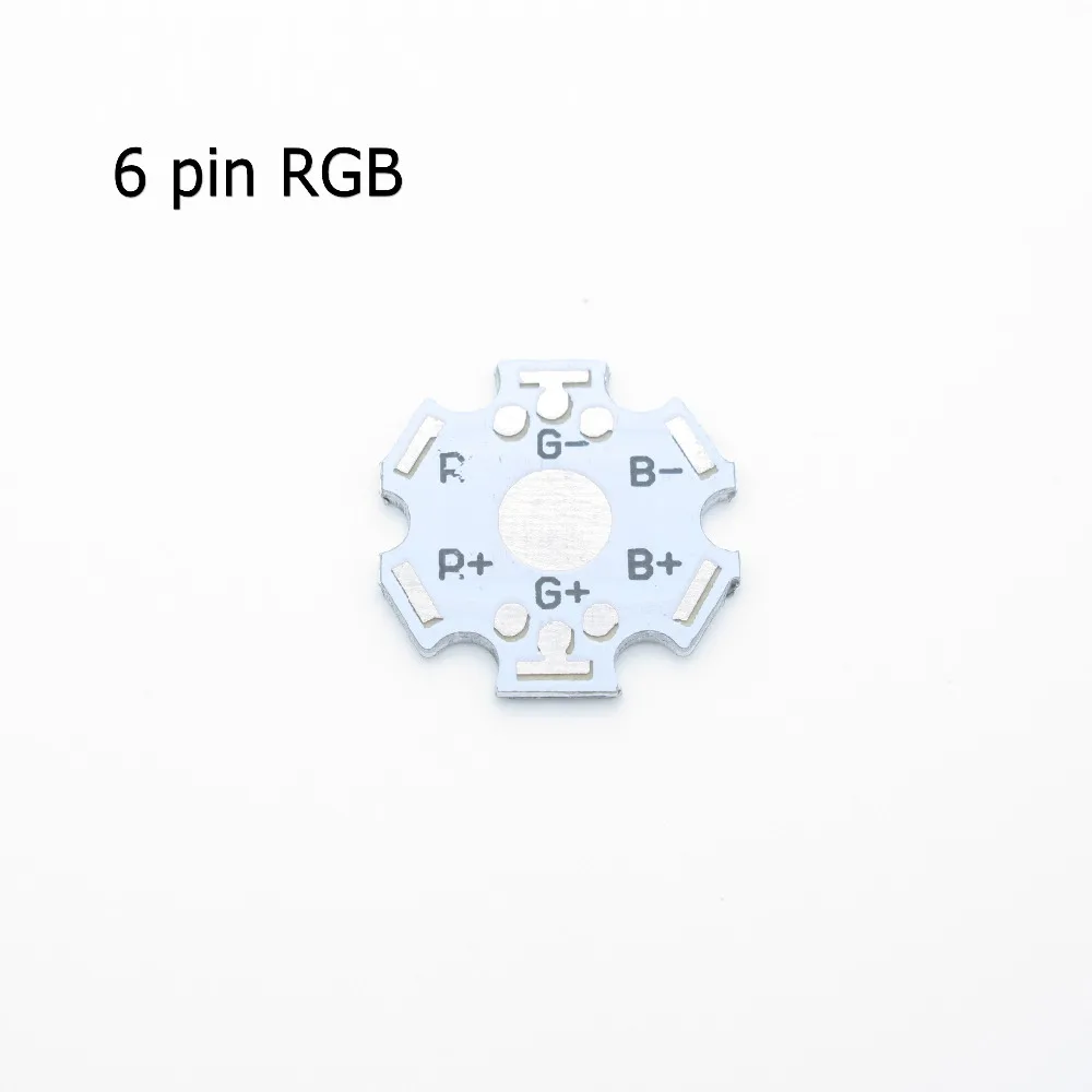 Jiaderui 25 шт. светодиодный радиатор алюминиевая Базовая пластина 20 мм RGB RGBW чип для