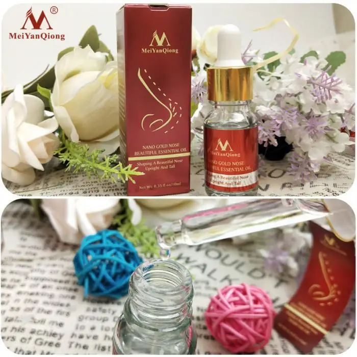 Nano Gold Nose Upright эфирное масло Носовая кость восстанавливающее масло лифта@ ME88