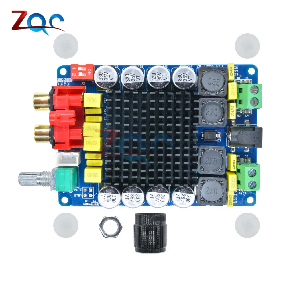 Двухканальный аудио стерео усилитель TDA7498 класс D 2X100W 100 Вт + Модуль платы