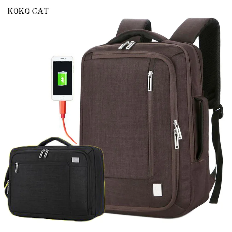 Водонепроницаемый рюкзак для ноутбука 16 дюймов с защитой от кражи мужской usb