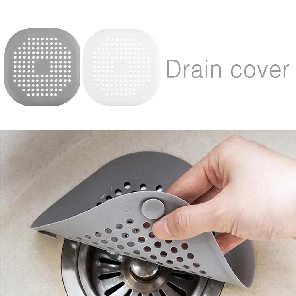 Shower Drain Covers Silicone Tube Hair Catcher Stopper With Sucker For Bathroom Kitchen Rubber Bathtub Sink Strainer | Дом и сад