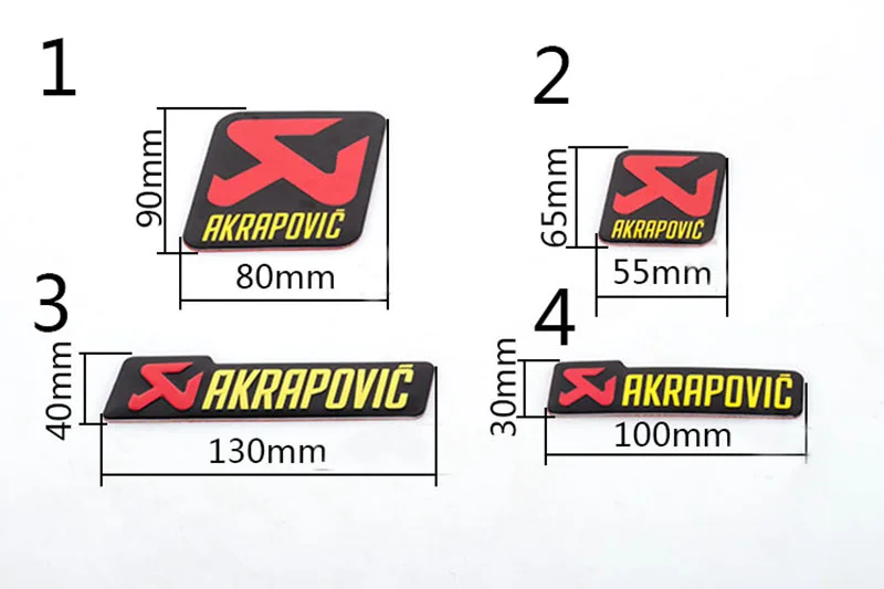 TKOSM Мотоцикл 3D Akrapovic выхлопной скутер труба глушителя стикеры аксессуары AR Tubo Escape Moto протектор Mivv Yoshimura
