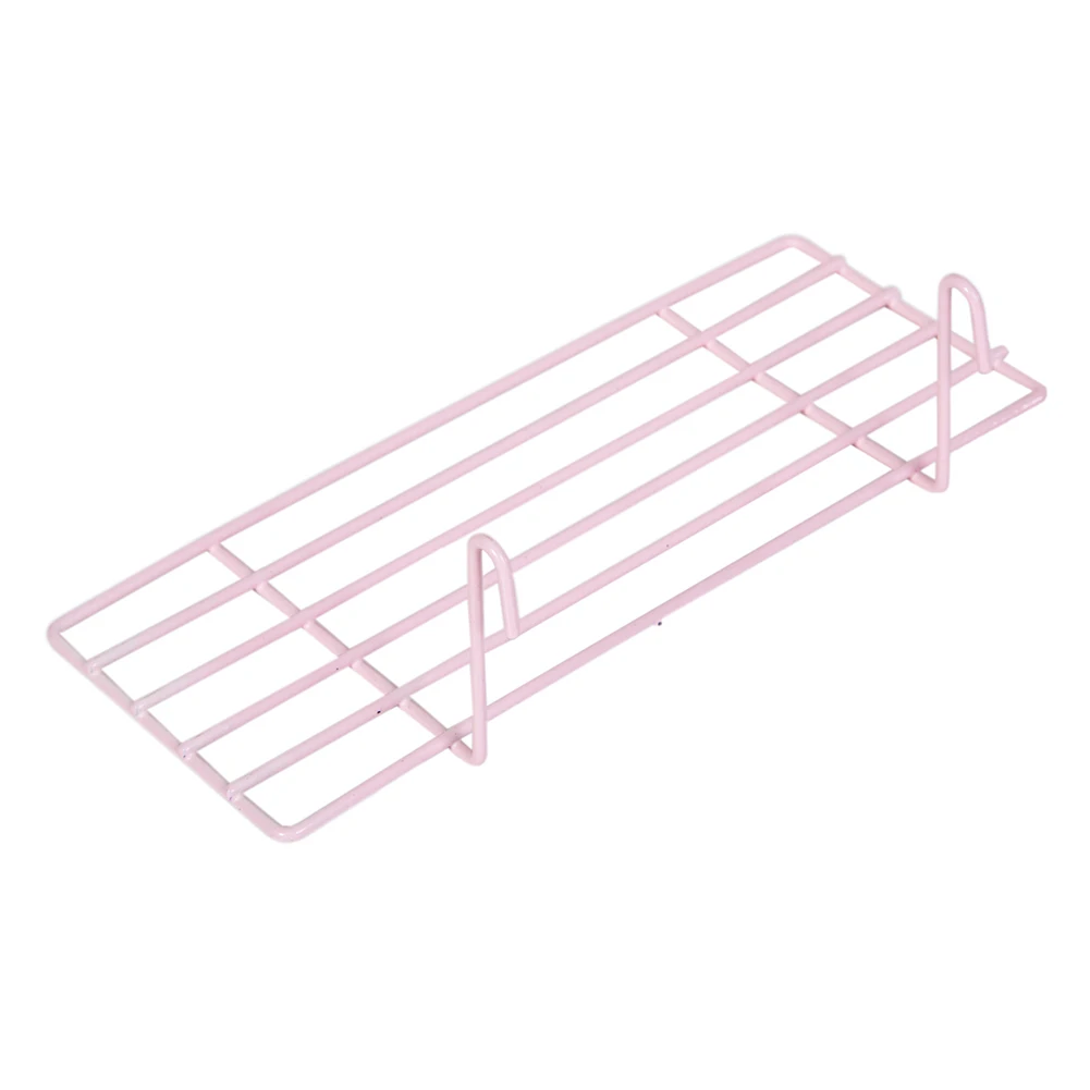 Pink shelf WHISM держатель для хранения с шестигранным подвесным орнаментом, железная настенная полка для гостиной, спальни, детской комнаты, домашнего декора - Цвет: Pink shelf