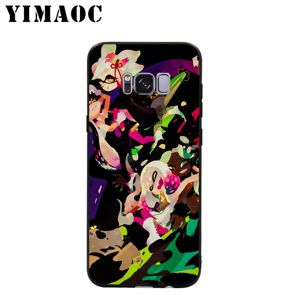 YIMAOC Team Marie Splatoon 2 Soft Case for Samsung Galaxy S10 S10e S9 S8 A6 Plus S7 S6 Edge A7 A5 A3 J6 Note 9 8 |