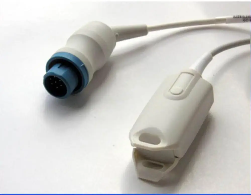 TL-101S Nihon Kohden BSM-1101 2101 3101 7100 7200 8200 Adult pediatric soft tip SpO2 Pediatric Finger Clip neonate wrap spo2 9ft |