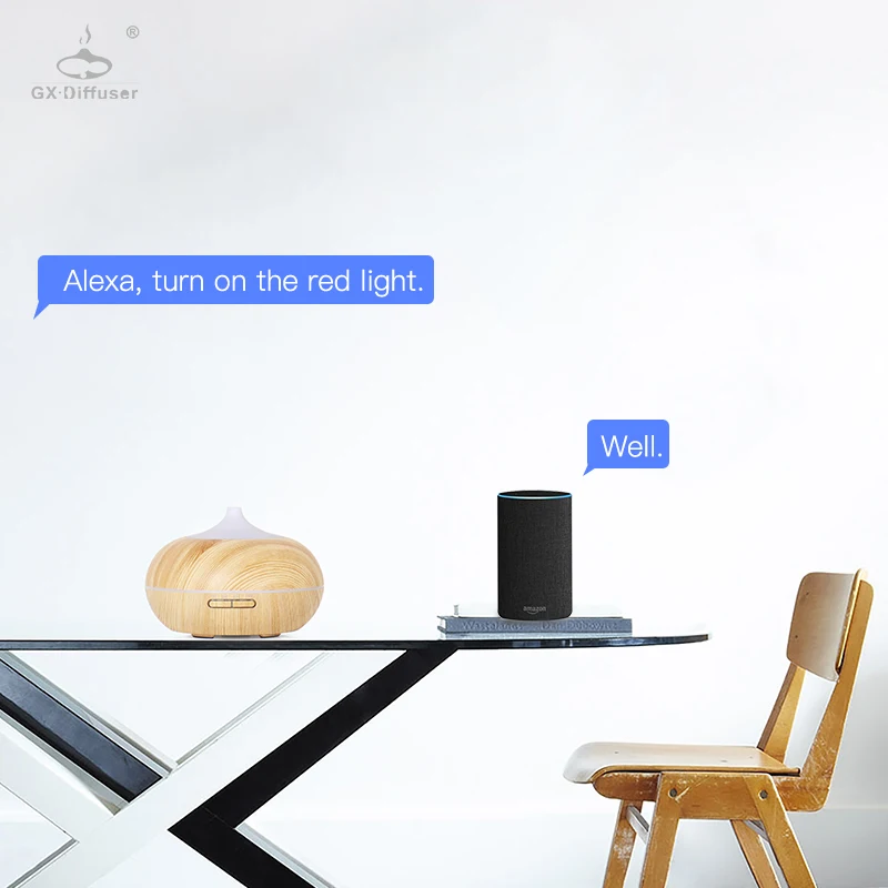 GX. Diffuser LED &amp Timer Settings Aroma Smart Wifi эфирное масло Ароматический диффузор