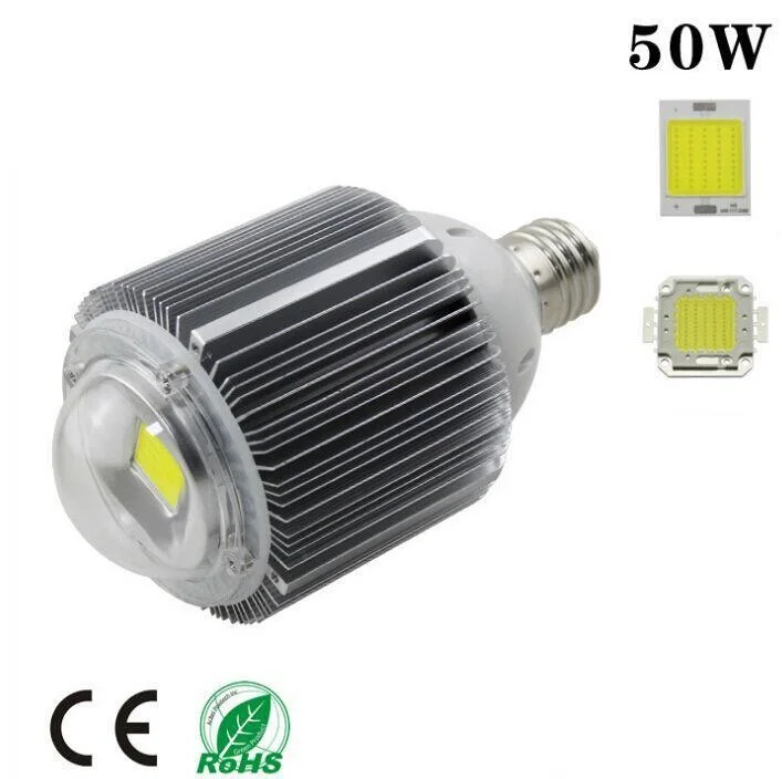 DHL Бесплатная доставка Светодиодная лампа 80 Вт COB E40 led high bay e40 светильник для