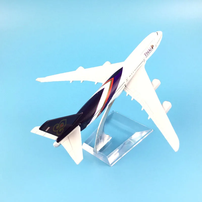 16 см THAI AIRWAYS 747 металлический сплав модель самолета Игрушечная модель самолета самолет подарок на день рождения