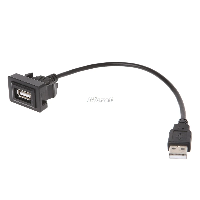 Кабель USB порта AUX 12 24 В шнур адаптер для зарядки Toyota Vios/Corolla|Кабели адаптеры и