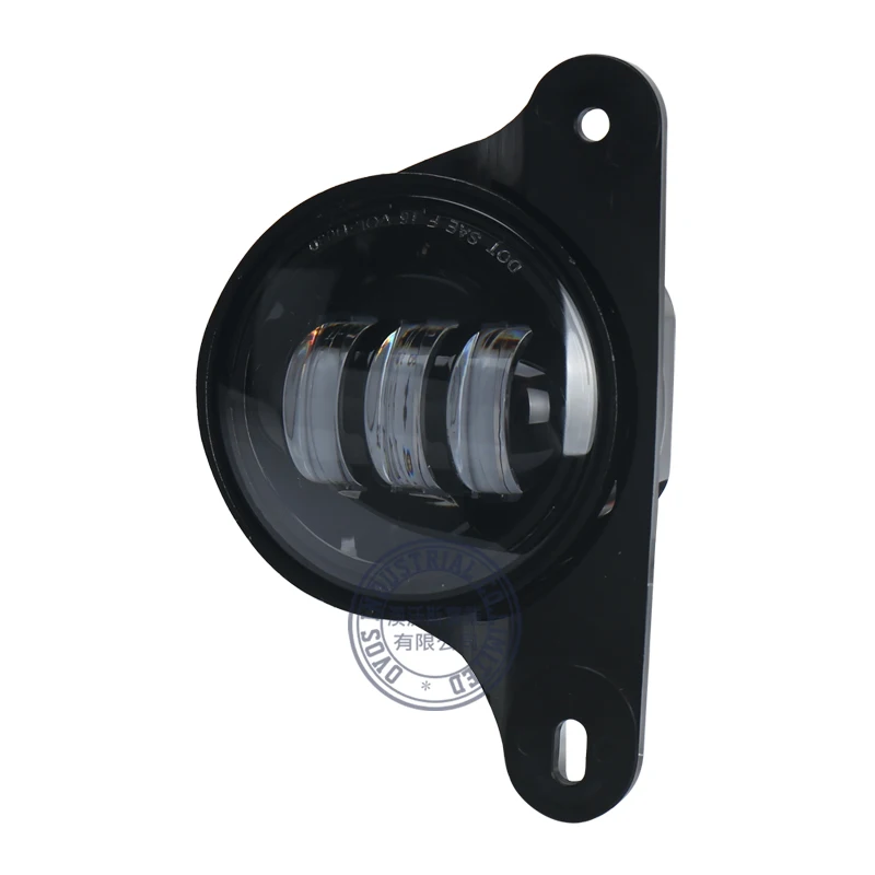 Black Bezel Светодиодные противотуманные фары 4 дюйма 30 Вт Автомобильные противотуманные фары для Jeep Wrangler JK 07-17 10th anniversary передний бампер - Цвет: Black Bezel