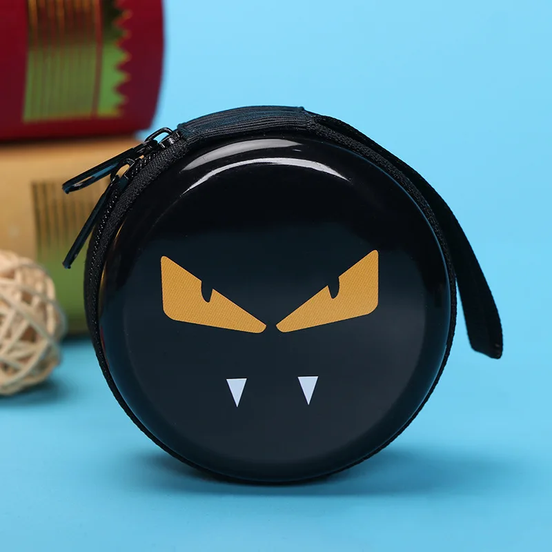 Кошельки для монет с супергероями мультфильмов, Бэтмен, Капитан Америка, чехол для ключей для мальчиков, Детские кошельки с изображением Человека-паука, Супермена, гарнитура, сумки для монет - Цвет: Evil