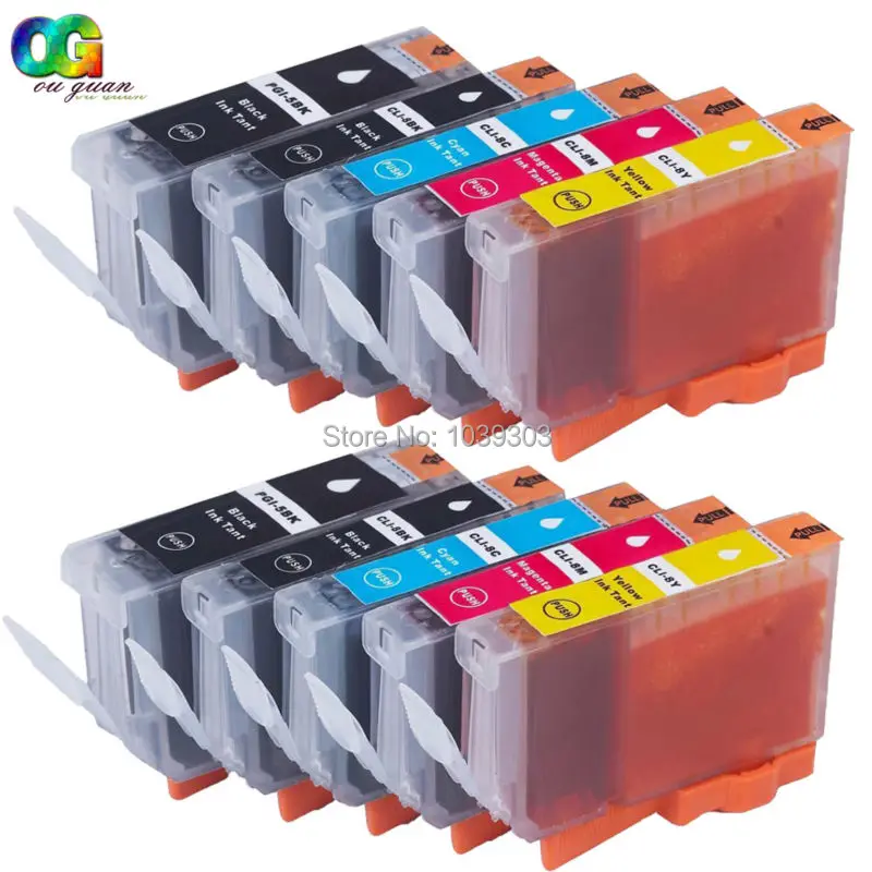 10 pk PGI-5 CLI-8 Совместимый картридж для canon iX4000 ix5000 MX700 MX850 MP500 MP510 MP520 MP530 MP600 принтер