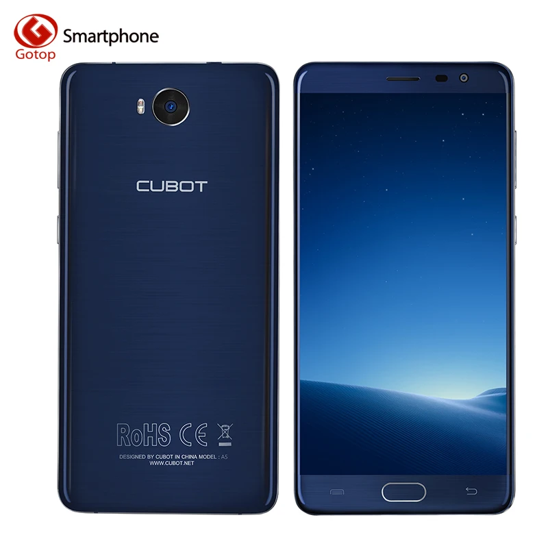Оригинал Cubot A5 Android 8 0 смартфон MT6753 Octa Core 5 дюймовый FHD сотовый телефон 3 GB