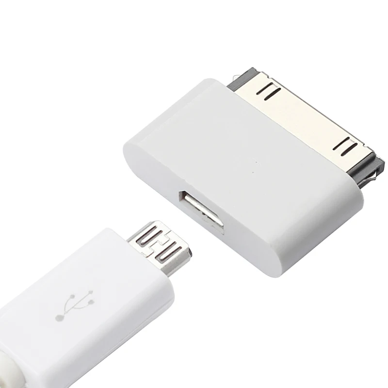 Micro 2 0 USB мама папа для apple 30 Pin iPhone4 4S touch4 iPad2 3 4 зарядный адаптер конвертер микро