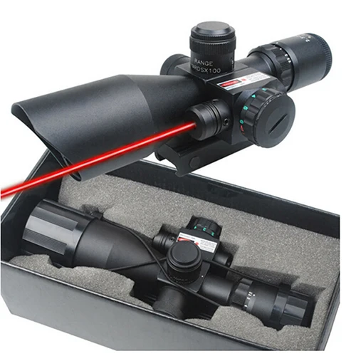 20mm rail riflescope Mil-Dot оптический прицел охотничий прицел 2,5-10 x 40E раз зум лазерный подсвечиваемый тактический прицел 20 мм рельсовые крепления - Цвет: 20mm rail riflescope