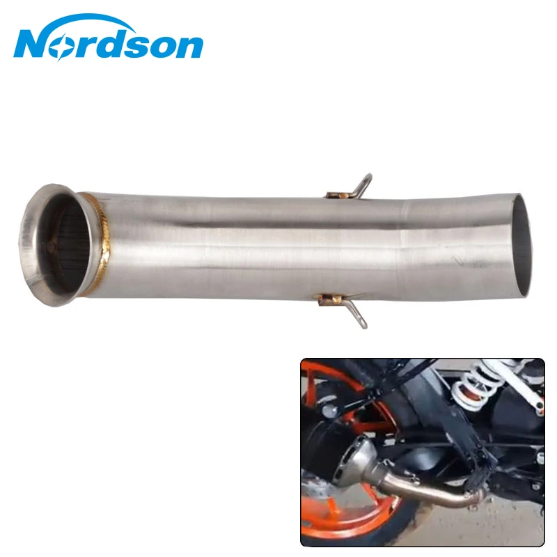 Nordson мотоцикл средняя труба глушитель Mid Connect Refit для KTM DUKE 390 250 125 Duke RC 390|Выхлопные