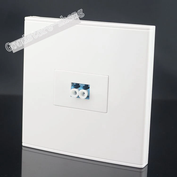 Настенная пластина Одиночная LC оптоволоконный адаптер дуплексный соединитель