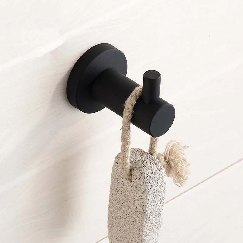 Черные крючки для одежды MTTUZK из нержавеющей стали 304 кухонные гостиной настенный