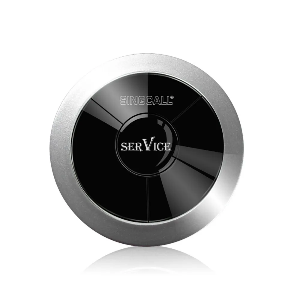 Беспроводная система вызова ресторана SINGCALL пейджер с одной кнопкой отмена