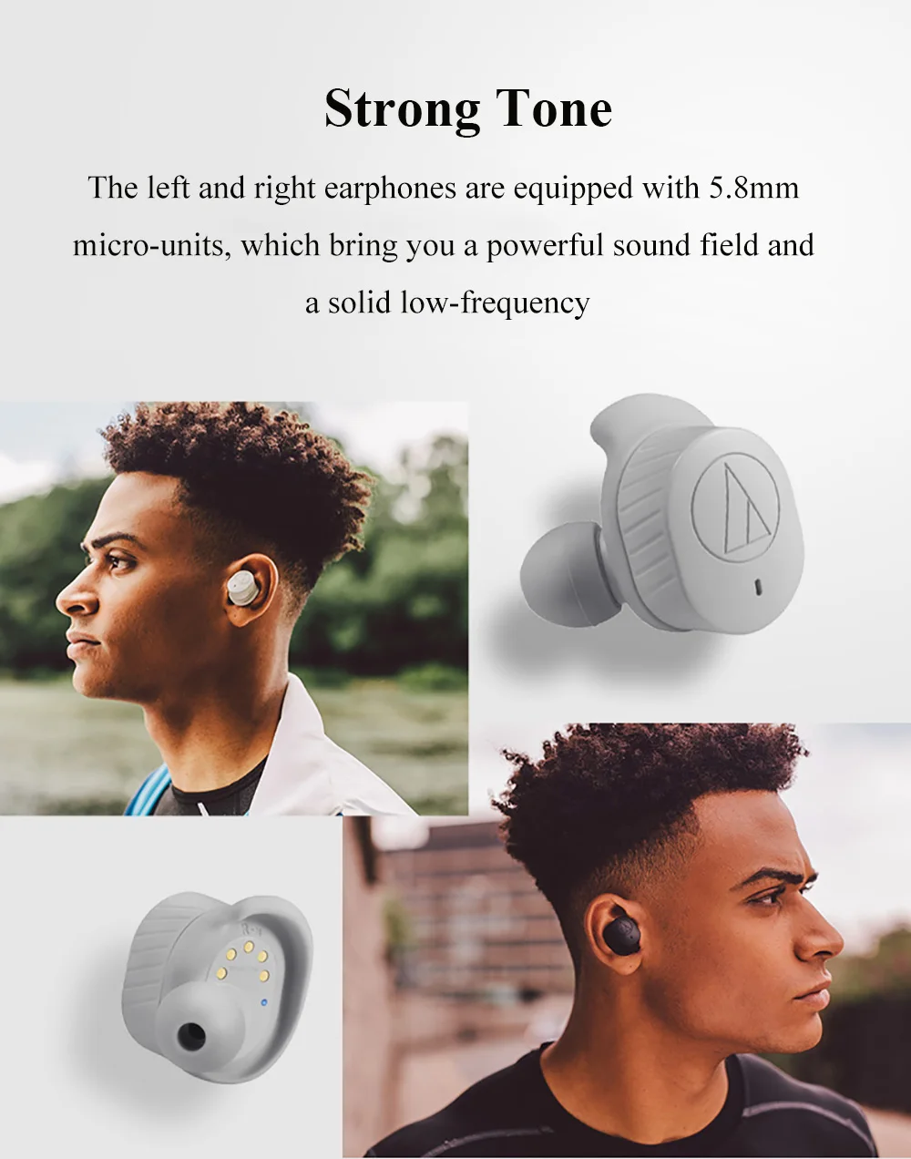 Оригинальные беспроводные наушники Audio-Technica ATH-SPORT7TW, Bluetooth 5,0, IPX5, водонепроницаемые спортивные наушники-вкладыши