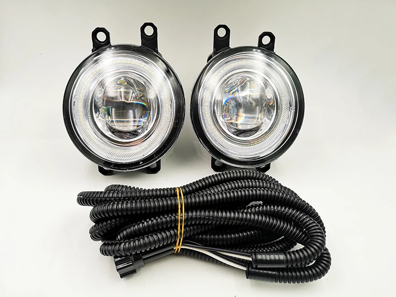 2 шт. Автомобильные светодиодные противотуманные фары ангельские глазки 12 В -