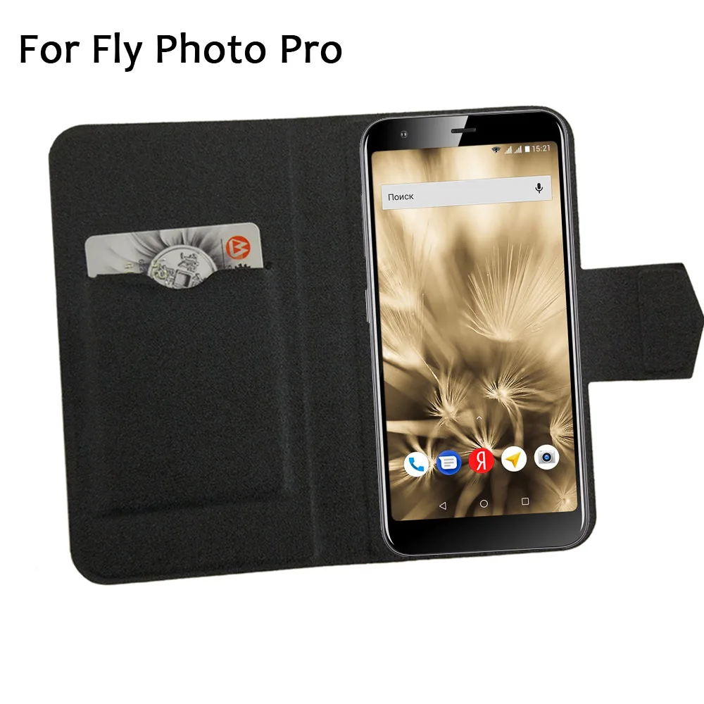 5 цветов лидер продаж! Чехол для Телефона Fly Photo Pro кожаный чехол с откидной крышкой