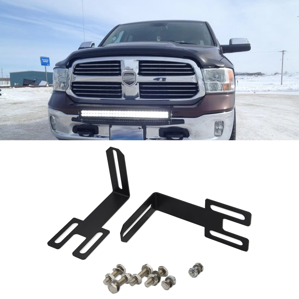 Скрытые кронштейны для крепления решетки бампера 2003 2019 Dodge Ram 2500 3500 Fit 22 дюйма 32 42