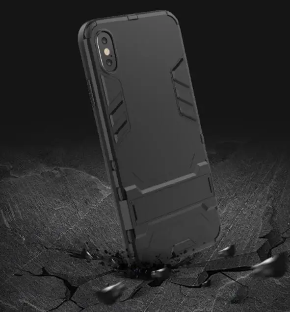 Роскошный противоударный чехол в стиле милитари для iPhone 6 6s 7 8 X S|Бамперы| |