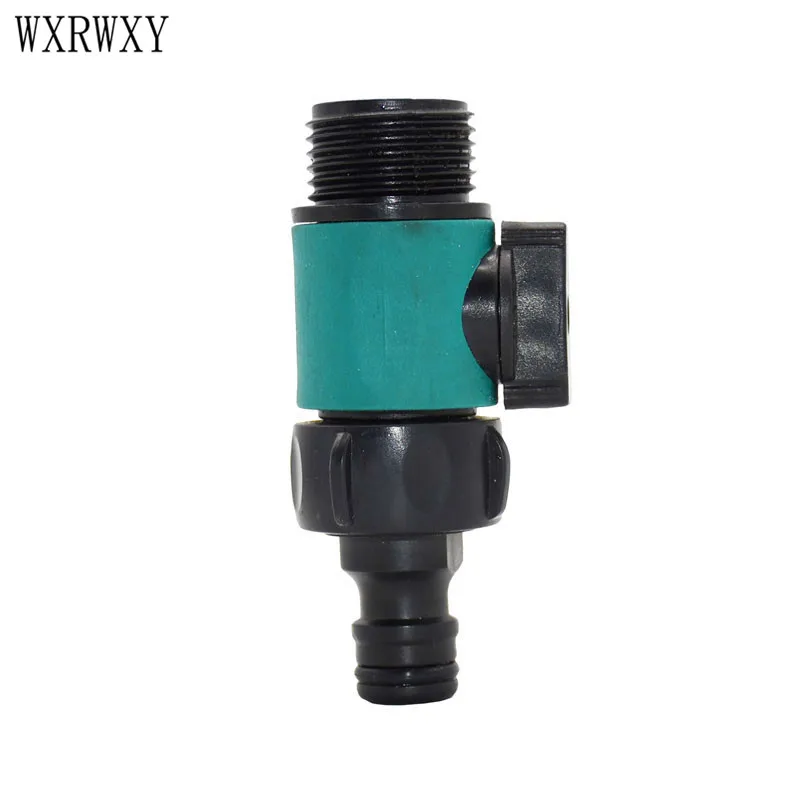 wxrwxy Car wash tap 3/4 male Water gun adapter 3/4 threaded quick connector Irrigation valve garden hose tap adapter 10pcs