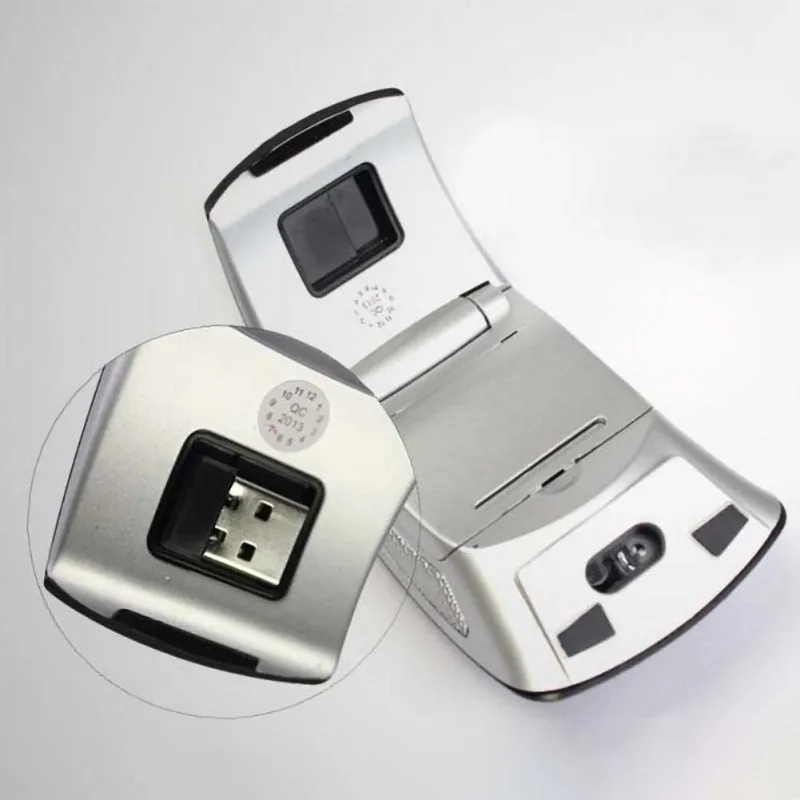 2,4 ГГц 1600 dpi беспроводная мышь Складная компьютерная мышь/мышь с USB 2,0 приемником для настольного ноутбука Оптическая Новинка