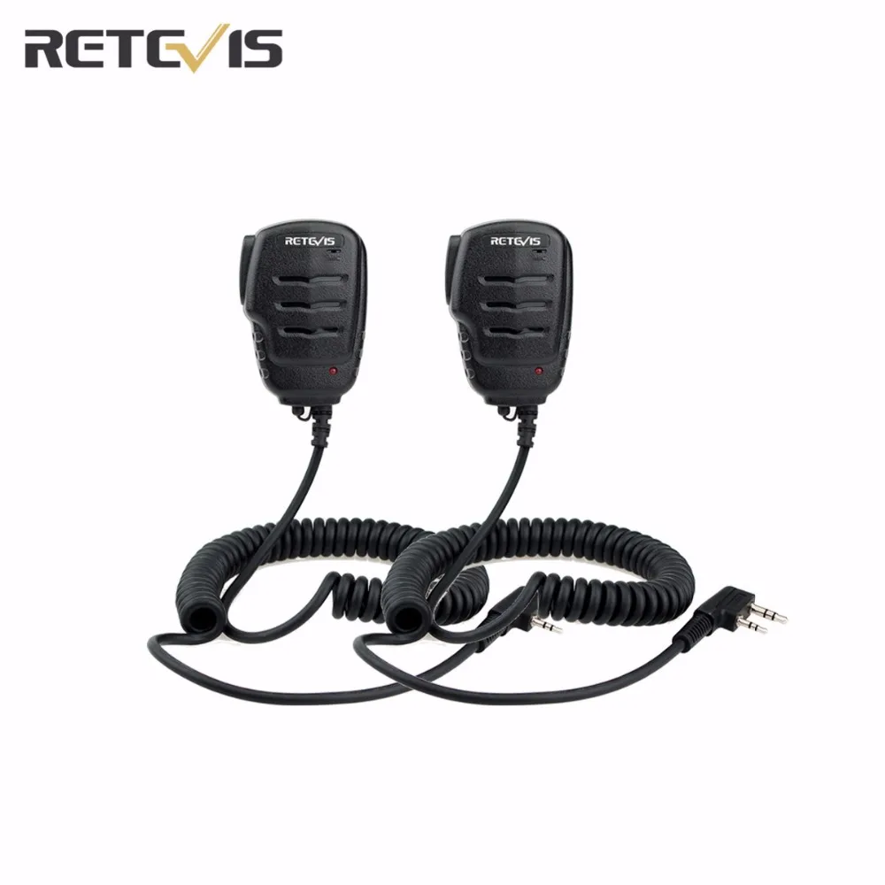 2 шт. пульт дистанционного управления Retevis RS 111 микрофон для Kenwood H777 RT21 RT5R Baofeng UV5R