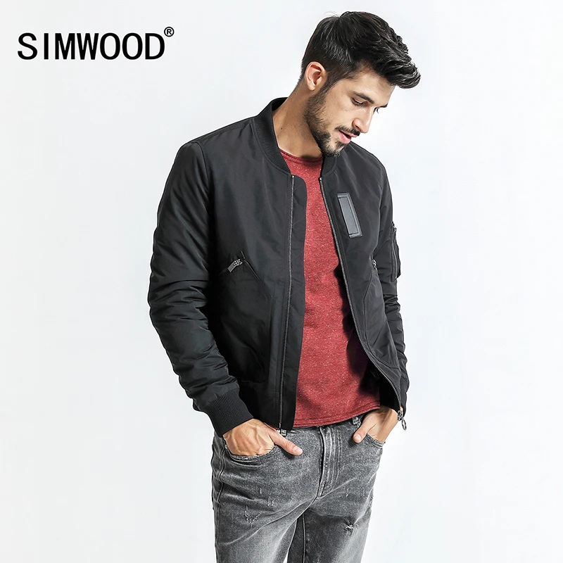 Бренд SIMWOOD мужские куртки осень 2019 новые модные пальто куртка Мужская