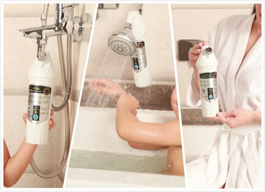 

Ceiling shower Filter removes 99.9% Of Chlorine