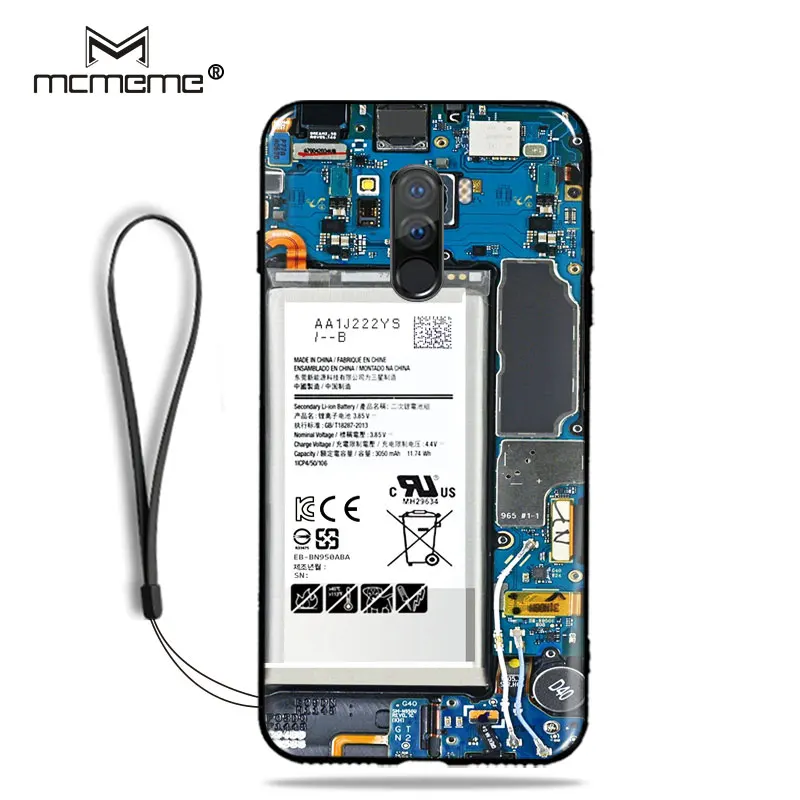 Чехол для Xiaomi Pocophone F1 довольно интересный силиконовый мягкий ТПУ чехол телефона