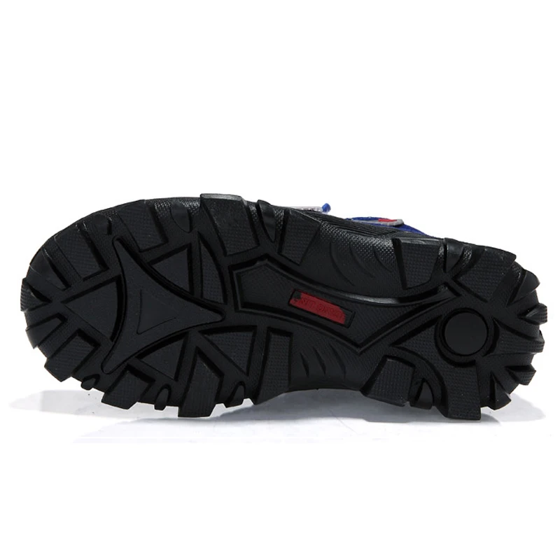 Детские зимние ботинки из натуральной кожи для мальчиков и девочек на