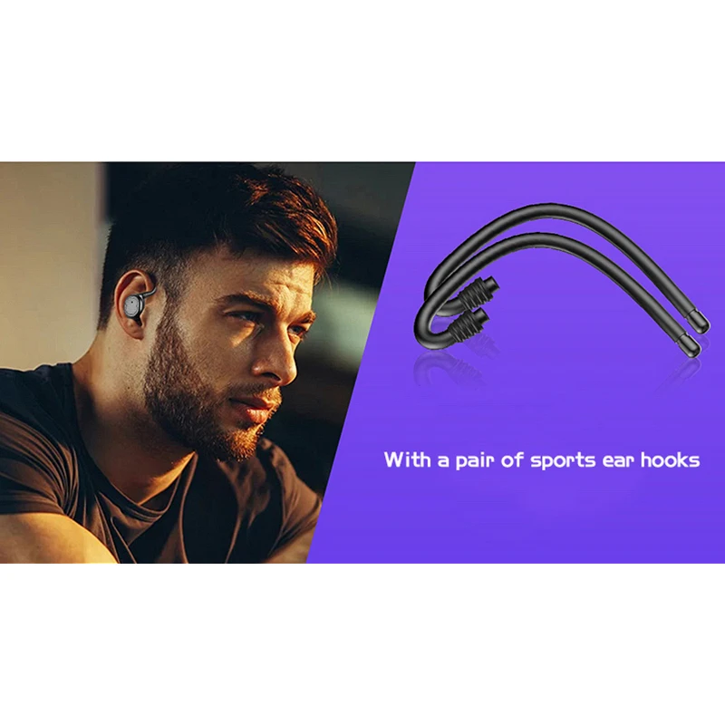 TWS Bluetooth 5 0 наушники Настоящие беспроводные Беспроводные Спортивные Гарнитура