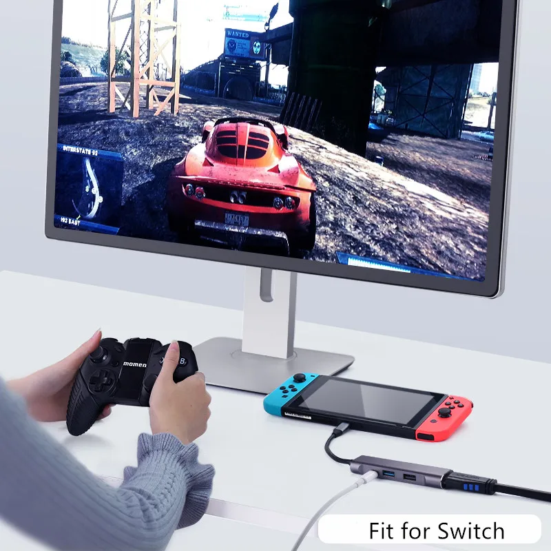 USB C концентратор Thunderbolt 3 адаптер Поддержка samsung Dex кабель type к HDMI PD 0 док станция 4 K *