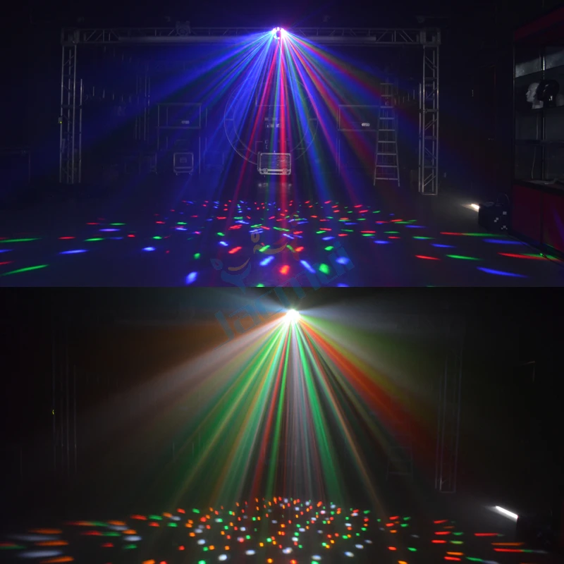 Светодиодный комбинированный лазерный Dj свет 5*3 Вт RGBWA светодиоды 8*1 белые плюс (R =