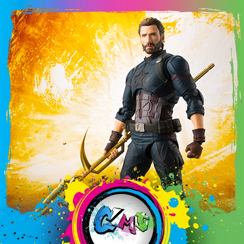 CMT Bandai Tamashii NACES Marvel Conics S. H. Figuarts SHF Капитан Америка (Мстители/Война бесконечности)
