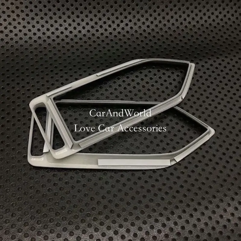 Left right air condition Outlet Vent Cover For Mazda CX-5 CX5 2017 2018 Interior Central Panel Trim CX 5 Car-styling Accessories |
