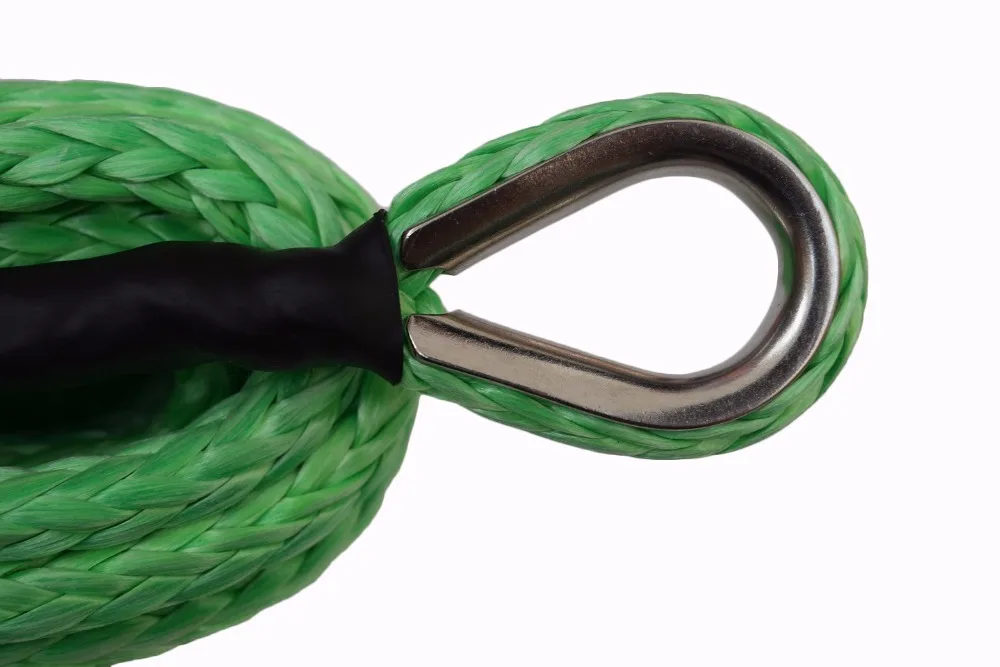 

Green 12mm*30m Synthetic Rope,Winch Cable for ATV UTV SUV