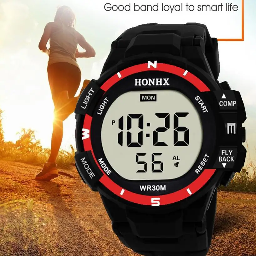 Мужские часы водонепроницаемые цифровые спортивные Reloj Megir Мода 2018 Роскошный топ