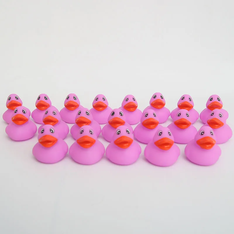 5 шт. мини детская резиновая утка для ванны Duckie Baby Shower игрушки воды плавательный