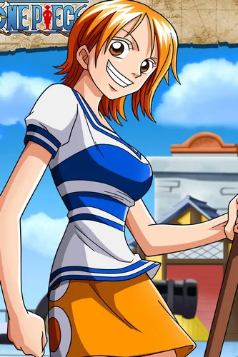 

One Piece Nami Cosplay Wig Free Shipping for Halloween and Christmas