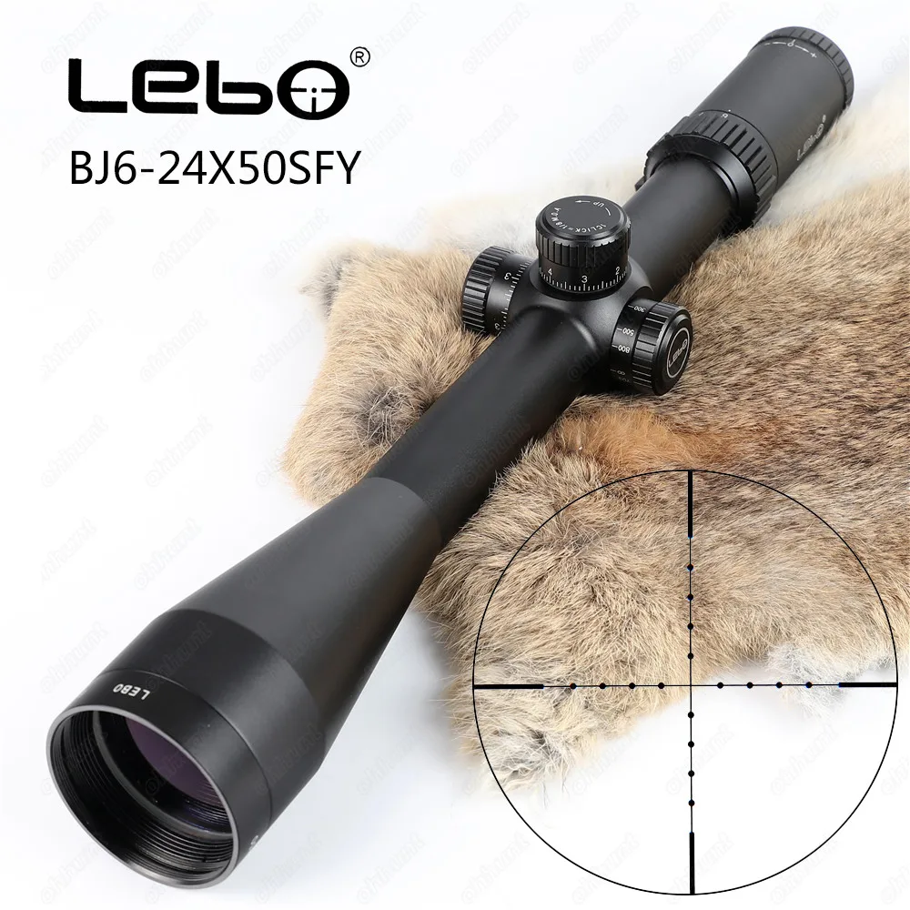 LEBO BJ 6 24X50SFY первый фокусный самолет винтовка прицел Сторона Parallax Mil dot стекло