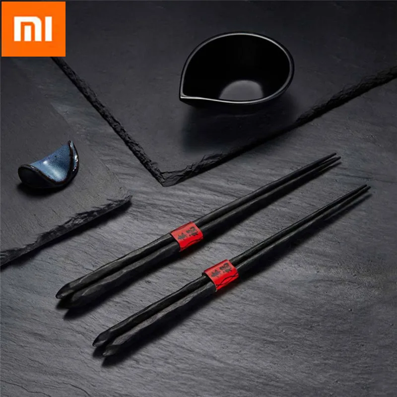 Xiaomi Mijia Yiwuyishen палка для еды 6 пар в упаковке PPS стекловолокно высокая