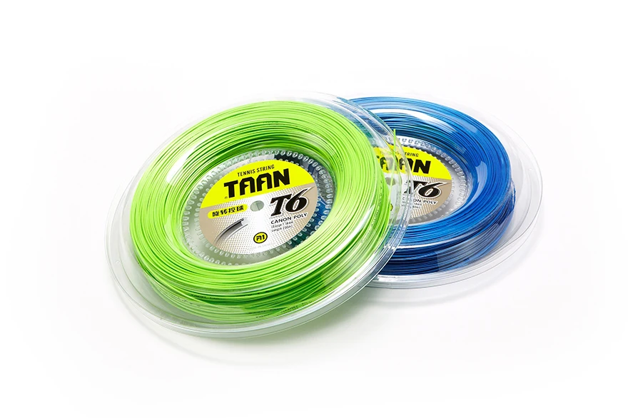 

1reel/lot T6 concave String for ball controlling/Polyester tennis strings