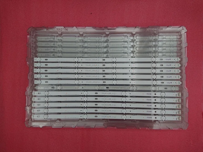 (Новый комплект) 10 шт./компл. светодиодная подсветка Stip для LG 55UJ630V 55UJ6300 Innotek 17Y 55