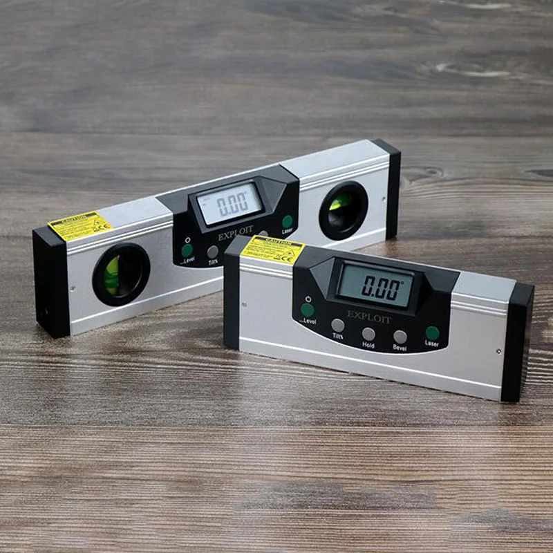 

Laser Digital Display Level 6/9 Inch Cross Laser With Magnetic Level Inclinometer Electronic Protractor Measuring Instrument