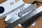 Складной походный нож JUFULE Sebenza 25 CPM S35vn TC4, карманный кухонный инструмент с титановой ручкой для овощей, фруктов, охоты, повседневного использования